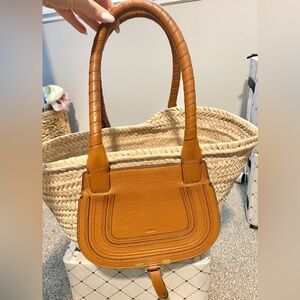 Chloe raffia tote